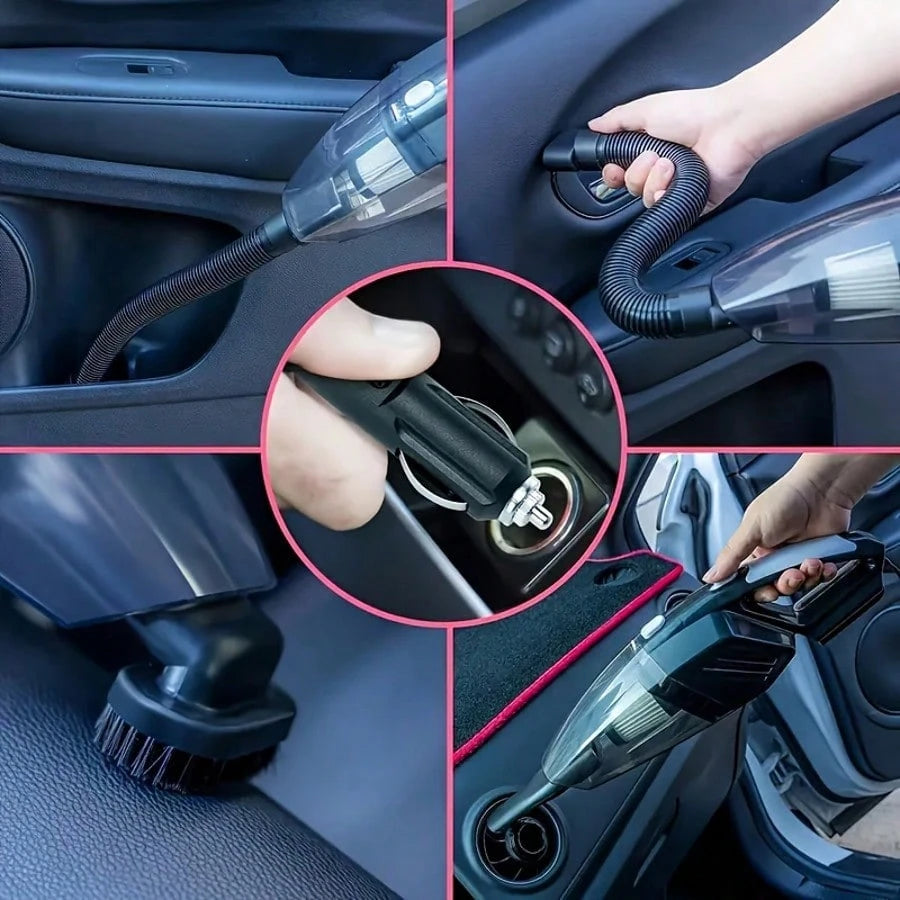 19pcs Car Ceaning Wash Kit Interior Detaling Cleaner Kit With High Power Handheld Vacum Brush Set, Windshield Tool Duster Towels, Complete Car Care Tools