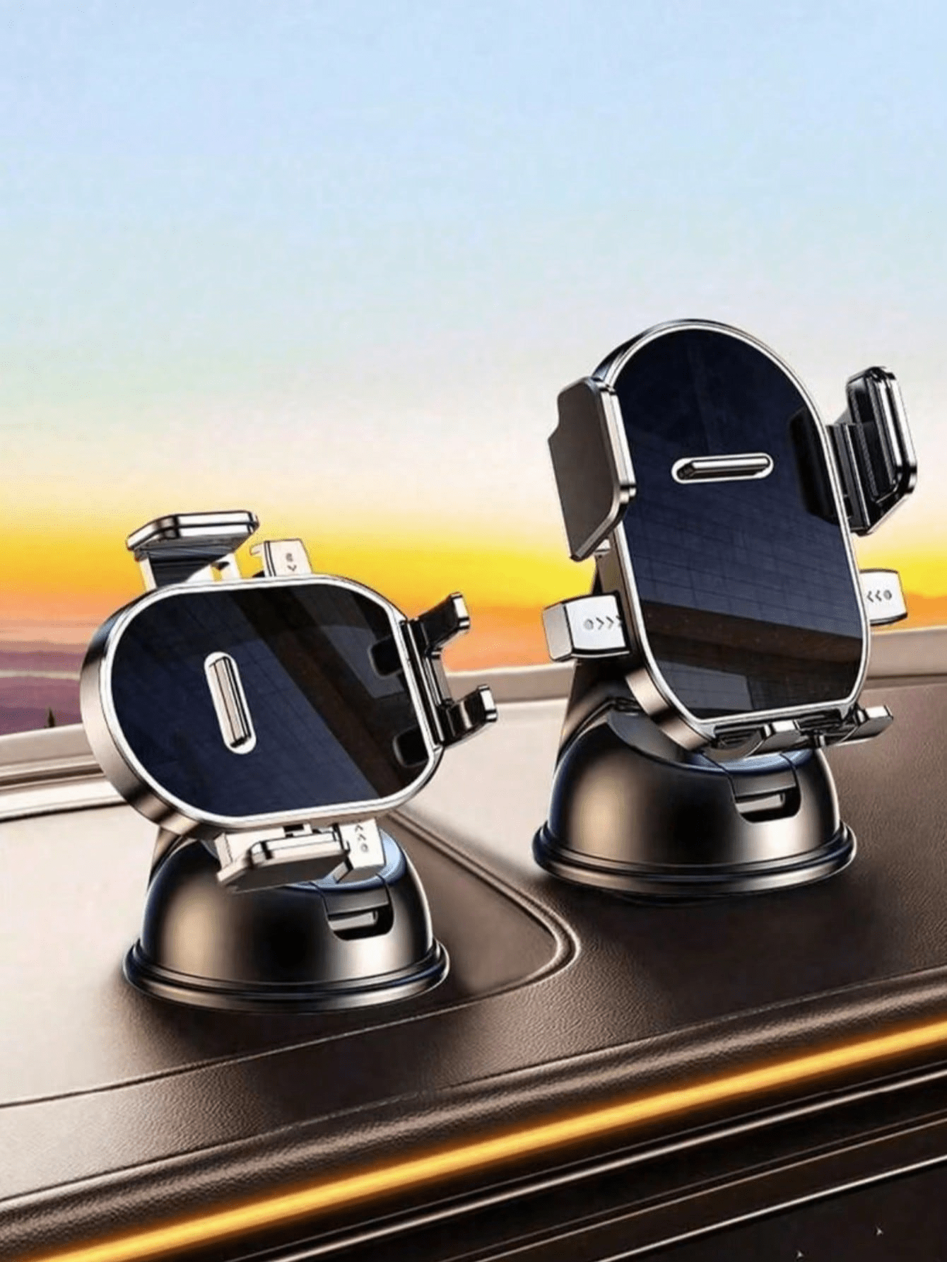 1pc 360° Adjustable Suction Cup Phone Holder, Strong Adsorption Anti-Slip, Supports All Viewing Angles, Car And Desktop Dual Use, Universal For All Phones
