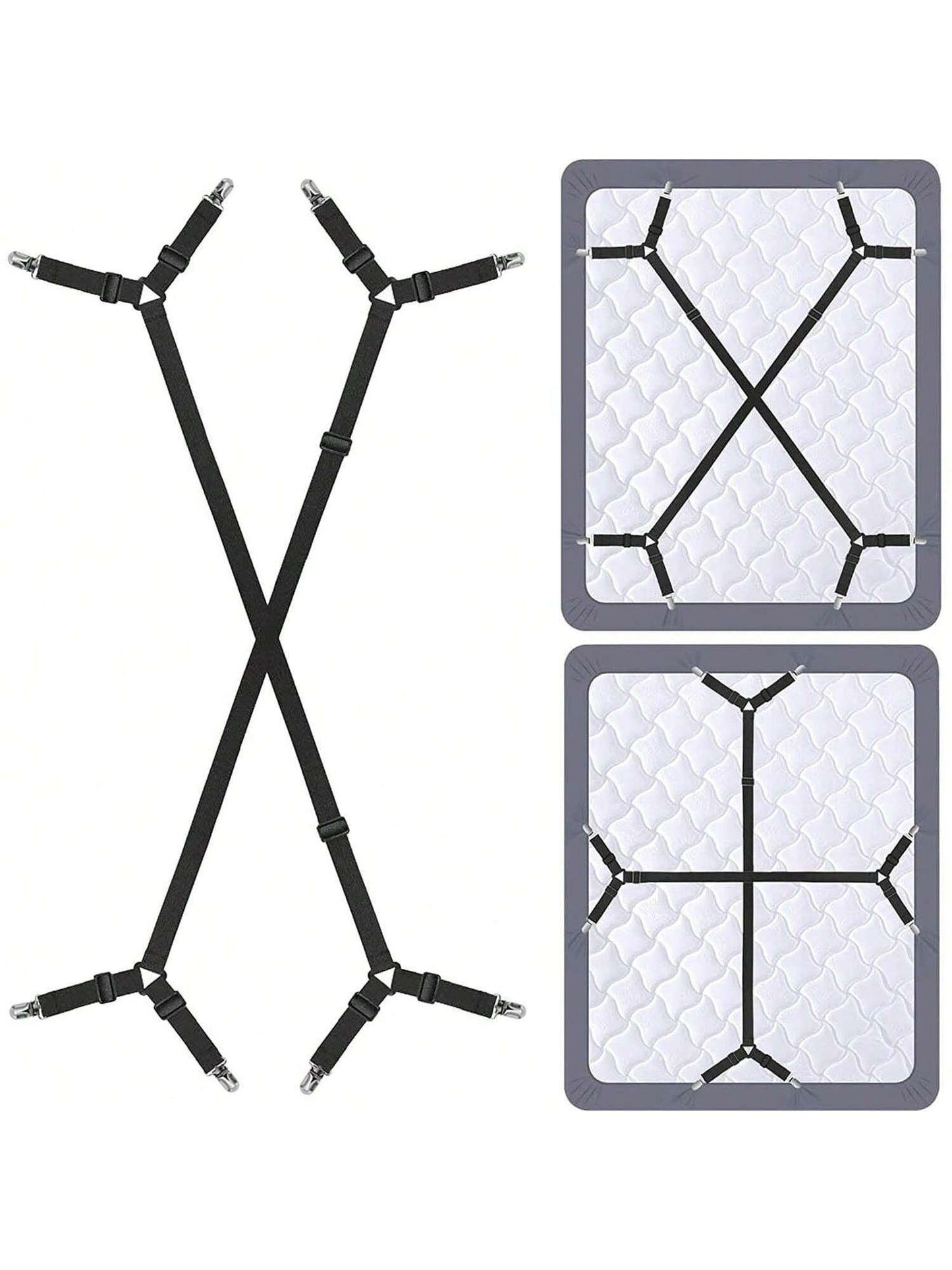 1pc Adjustable Bed Sheet Clip Holder, Anti-Slip Tablecloth Fastener, Factory Direct