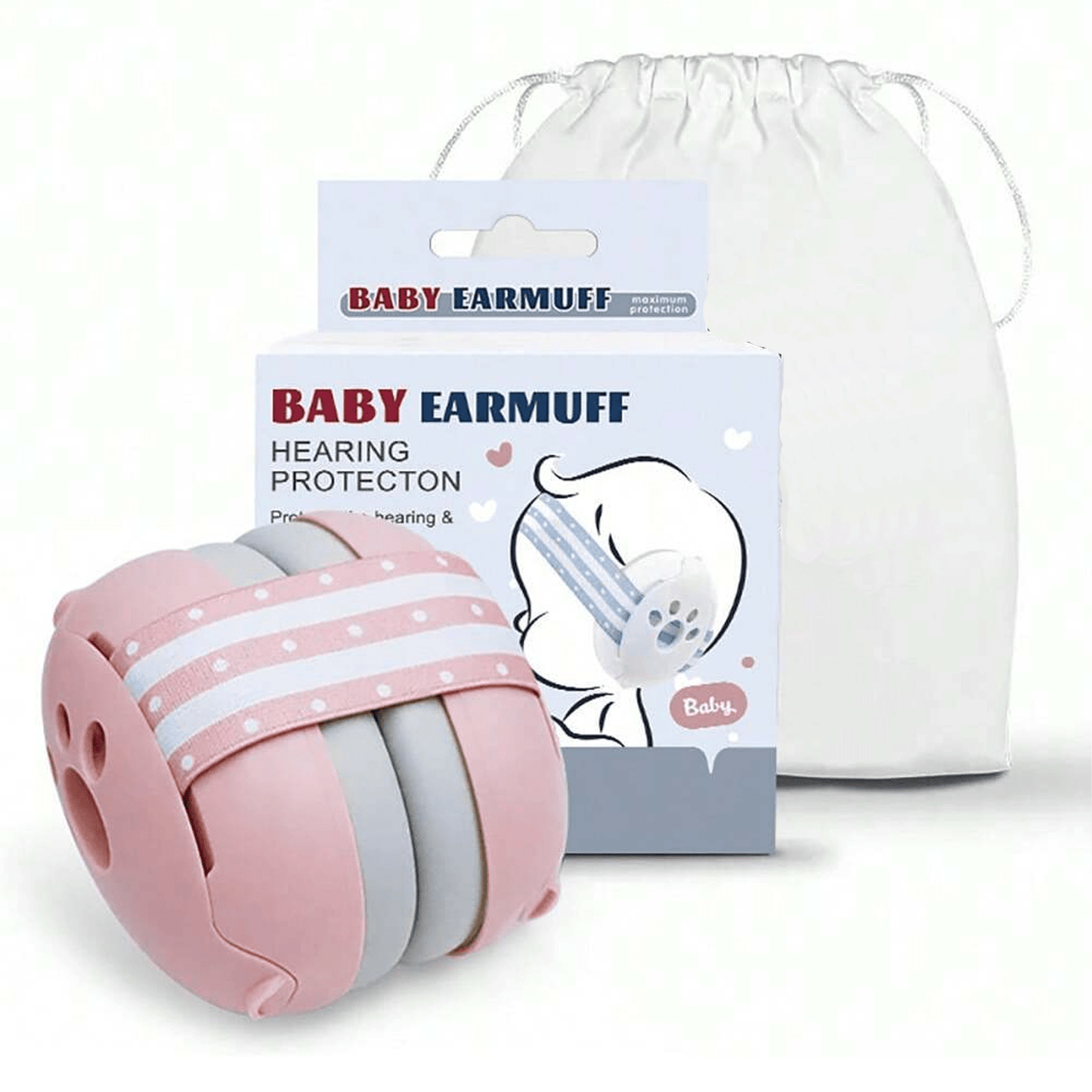 1pc Baby Soundproof Headset Headband Type Noise Reduction Ear Muffs For Sleeping, Outdoor Activities, Flying, Etc.