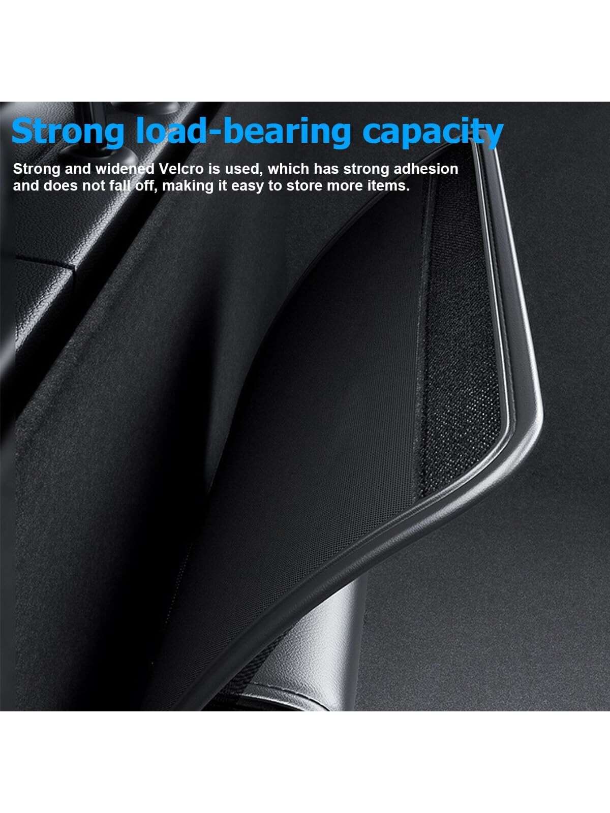 1pc Car Trunk Organizer, Detachable Vehicle Backseat Storage Bag With 4 Compartments, Large Capacity Back Seat Organization Hanger With Lids, Space Saving Universal Automotive Accessories