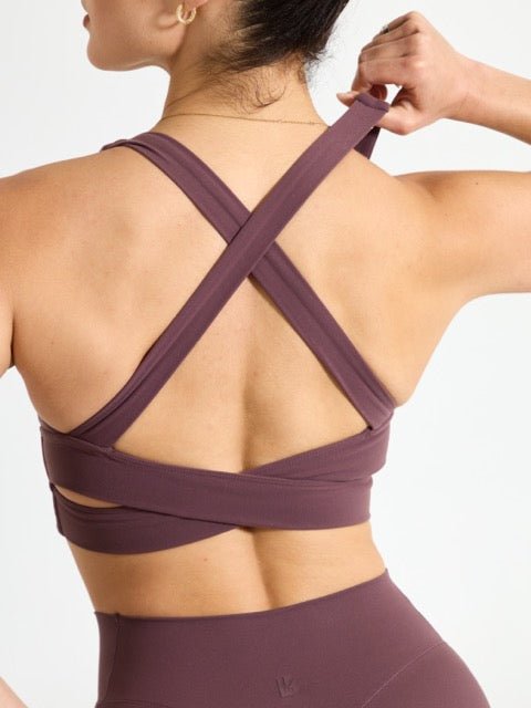 Alpha Sports Bra - Smoked Cherry