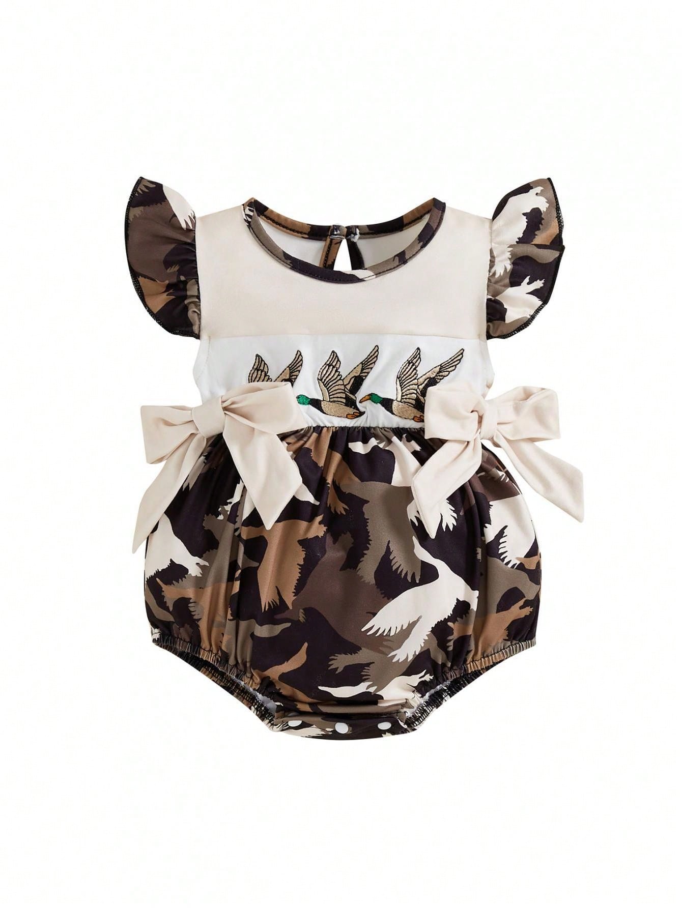 Baby Girl Camo Romper Hunting Outfit Sleeveless Ruffle Romper Bodysuit Infant One Piece Summer Clothes, Baby Girl Camo Romper, Baby Girl Hunting Clothes, Camo Romper Baby, Baby Girl Summer Romper, Bab