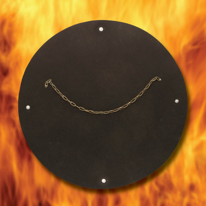 Barbarian Shield Decorative Plaque - Back