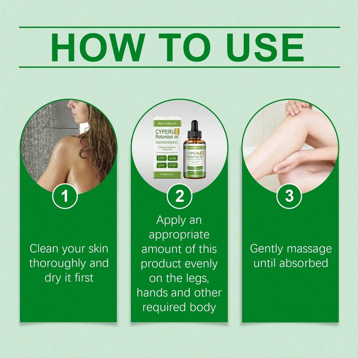 Body Hair Removal Essential Oil Gentle Care Body Hair Removal Smooth Skin Moisturizing Oil