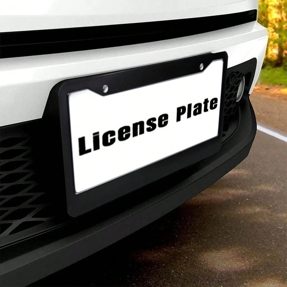 Car Frame K God Be With You License Plate Frame/Holder Metal USA Car Tag Accessories USA License Plate Cover Logo With 2 Holes 6.3x 12.2inch