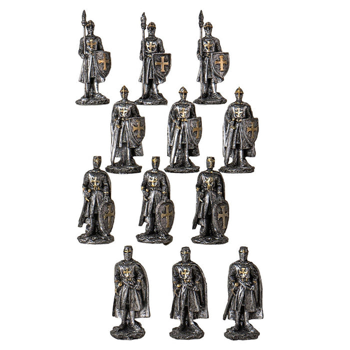 Castle Display with 12 Knights