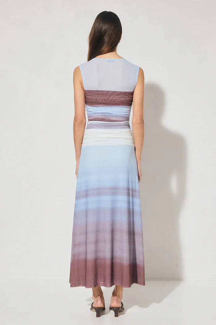 Chroma Dress Dusk Stripe