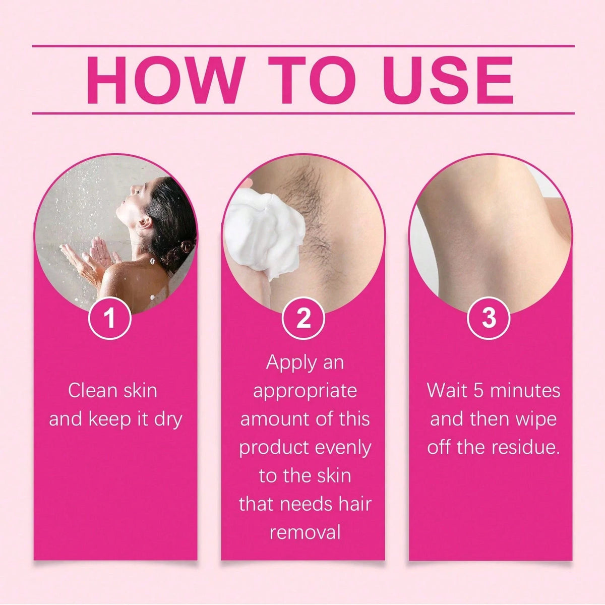 Gentle Depilatory Mousse, Gentle Depilatory Body Hair Removal Refreshing Silky Skin Care Foam Mousse