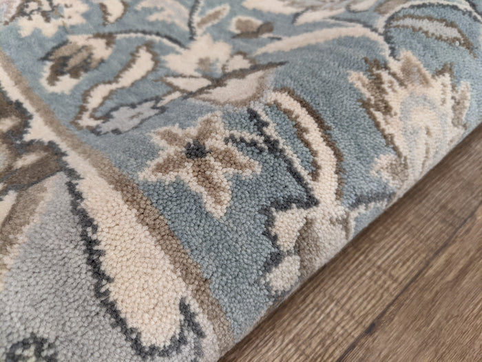 Nourison Stair Runner Grand Parterre PT01-Lt Blue Stair Runner 30in and 41in Sold By the Foot