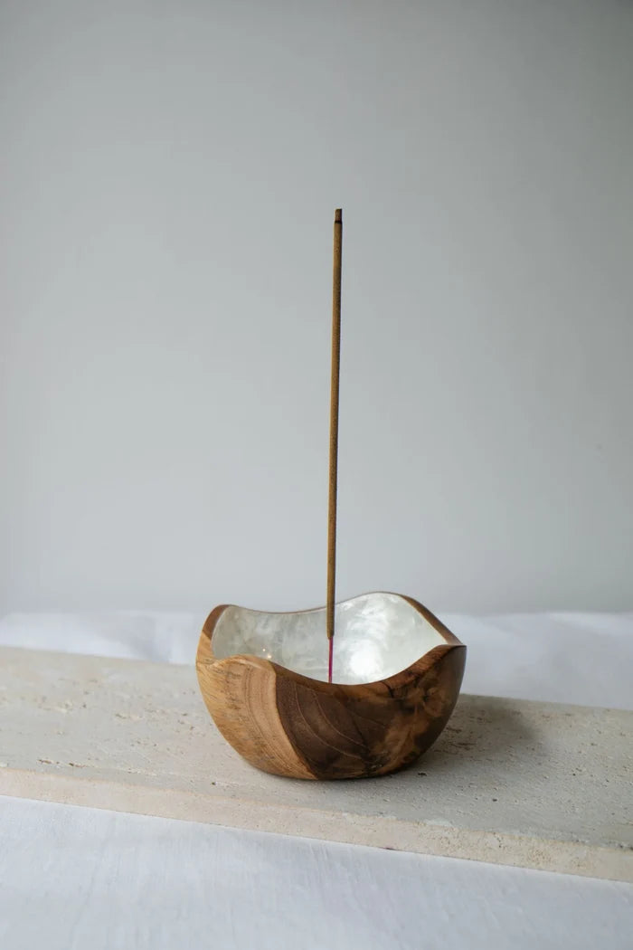 Incense Holder - Organic Shell Bowl