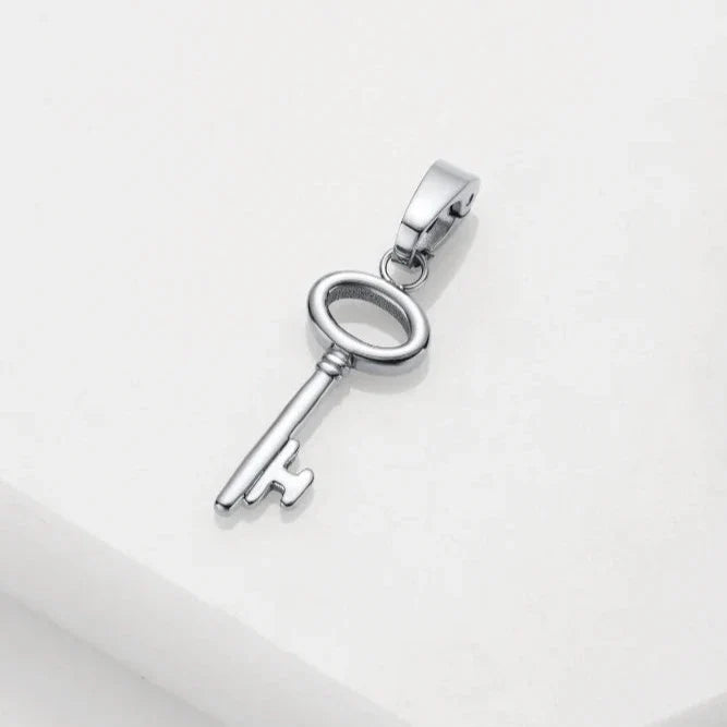 Key Charm - Silver
