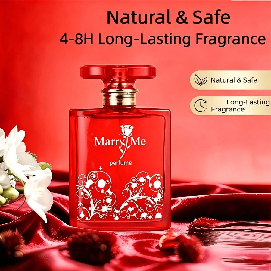 KJSK Red Lady Perfume, Floral Fragrance For Romantic Women, Lasts For 4-8 Hours, With A Concentration Of 15%-25%