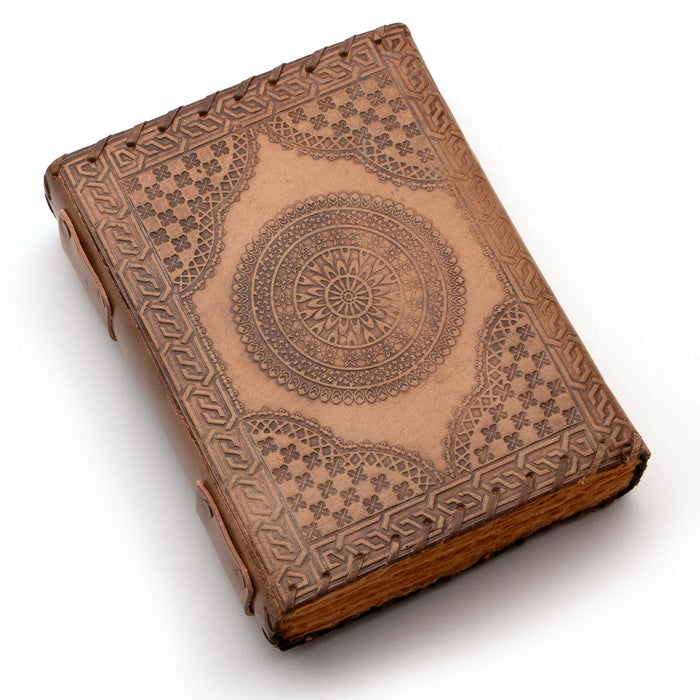 Leather Journal with Chakra Stones