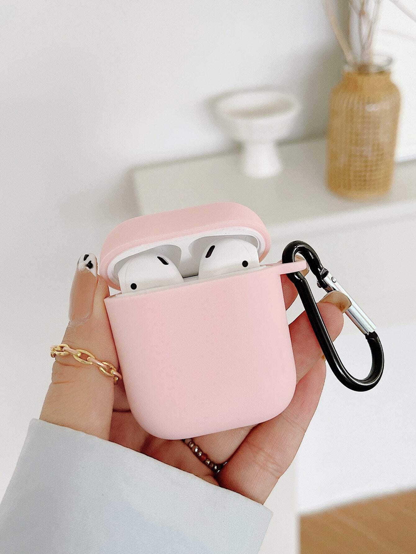 Matte Pink Bluetooth Earphone Case, Comes With 1 Earphone Case Hook, Compatible With Earbud Case, Headphones, Earbud Pro 3 Case, Earbud Pro (2nd Generation), Earbud 3, Earbud Pro, Earbud1/2, Earbud 4