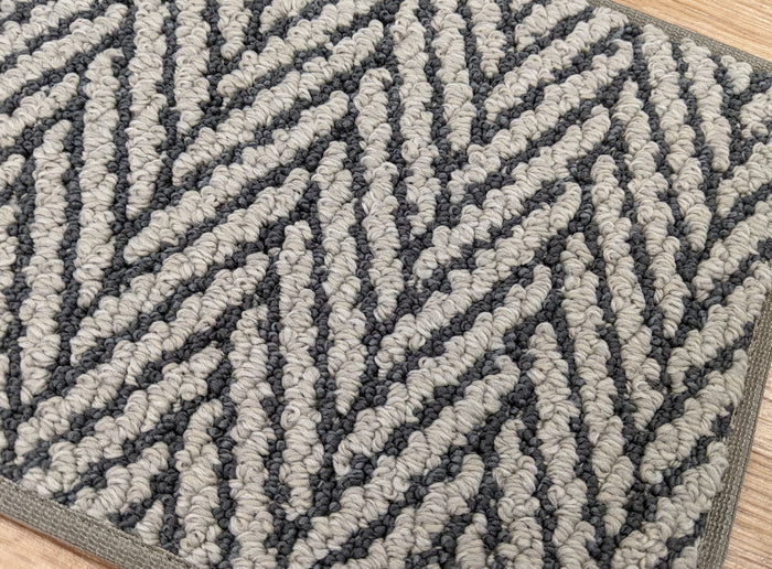 Only Natural Herringbone Carbon ZZ010-518 Area Rugs and Runners