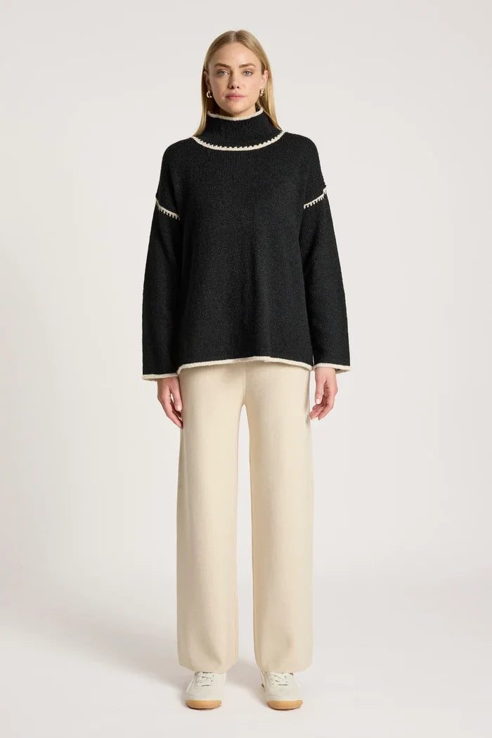Orin Jumper - Black/Dune
