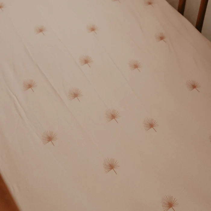 Palmetto Organic Fitted Bassinet Sheet/Change Pad Cover