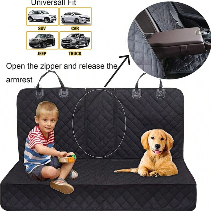 Pet Car Seat Cover Dog Scratch-Resistant Waterproof Universal Rear Seat Pet Mat Pet Supplies