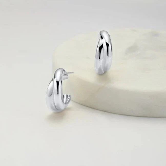 Peyton Hoop - Silver