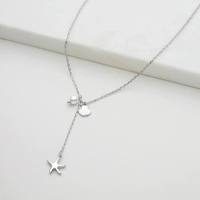 Starfish Mini Necklace - Silver