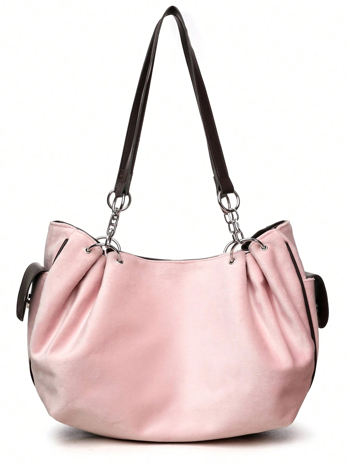 Vintage European Fashion Chain Shoulder Bag, Soft Elegant Women Handbags