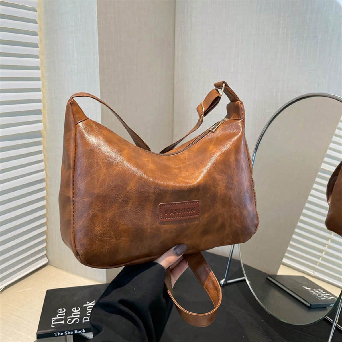 Women PU Crossbody Bag Adjustable Shoulder Strap Shoulder Bag For Shopping, School, Travel
