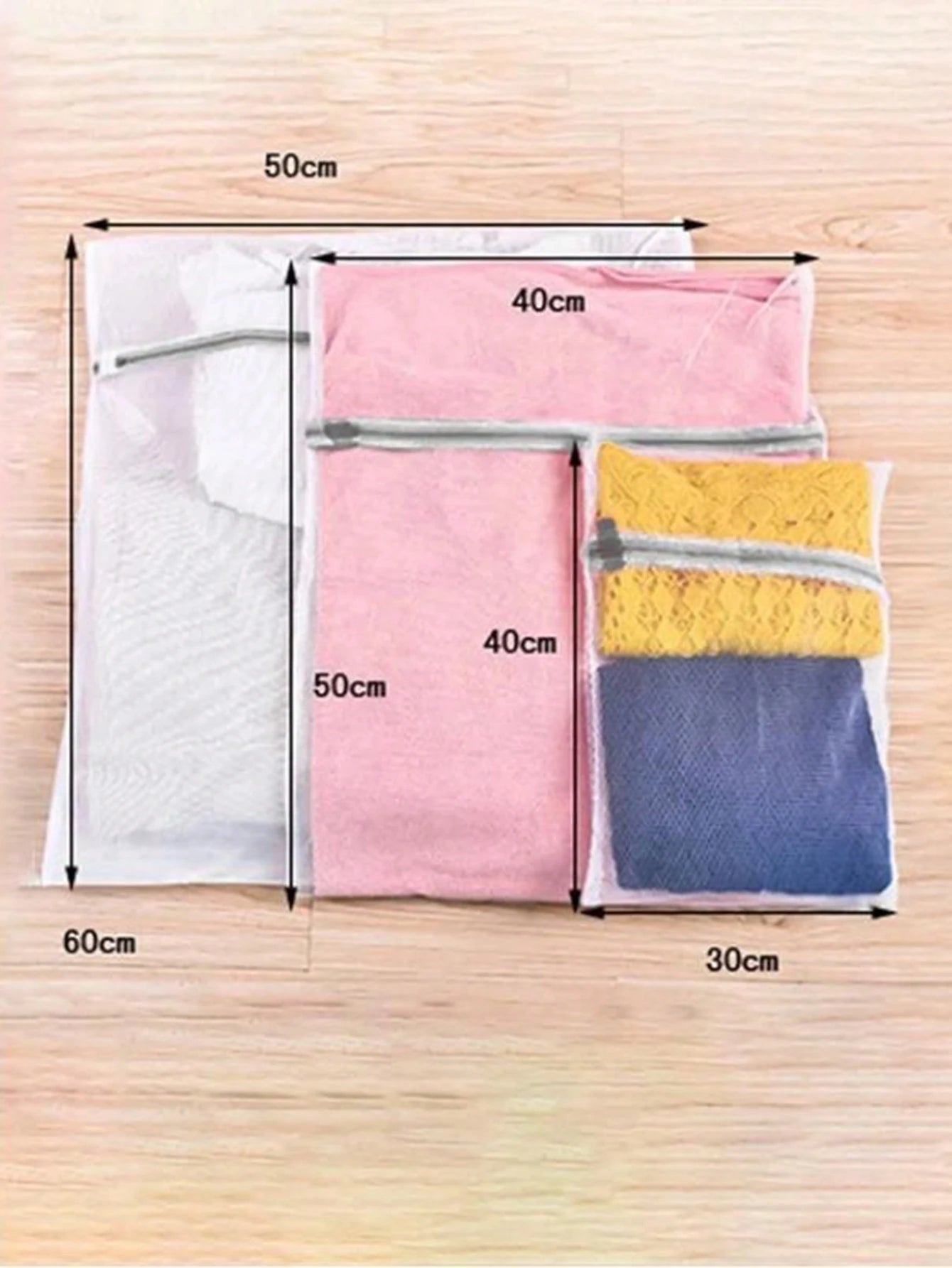 1/2/3pcs Zipper Laundry Mesh Bags, Honeycomb Laundry Bags, Suitable For Clothes, Shirts, Bras, Socks, Underwear, Travel Storage Bags, Summer Tops, Underwear Washing Machine Laundry Bags, Bedroom Laund