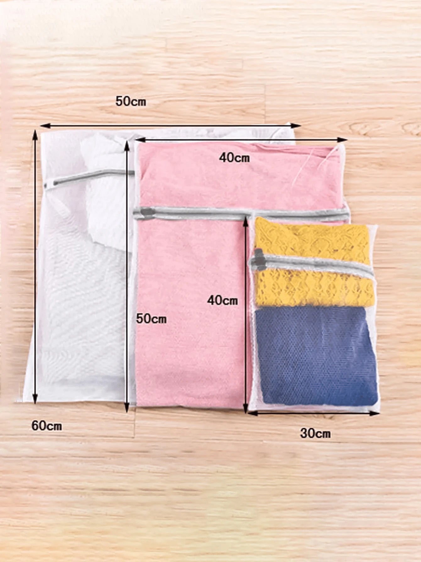 1/2/3pcs Zipper Laundry Mesh Bags, Honeycomb Laundry Bags, Suitable For Clothes, Shirts, Bras, Socks, Underwear, Travel Storage Bags, Summer Tops, Underwear Washing Machine Laundry Bags, Bedroom Laund