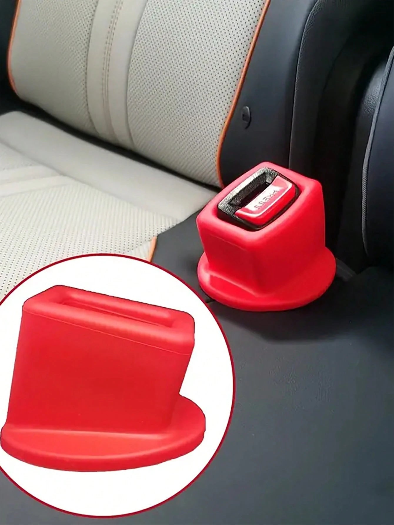 1/2/5 Pcs Silicone Seat Buckle Fasteners, Buckle Holders, Car Seat Belt Slot Fixers, Easy To Reach Car Seat Buckle Reinforcement, Keeps Buckle Upright, Fit Most Car Lock Buckle Holder