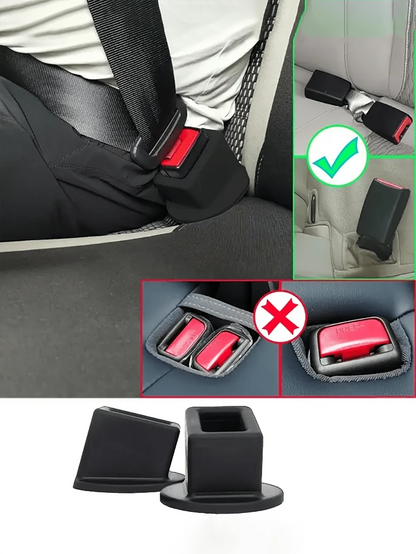 1/2/5 Pcs Silicone Seat Buckle Fasteners, Buckle Holders, Car Seat Belt Slot Fixers, Easy To Reach Car Seat Buckle Reinforcement, Keeps Buckle Upright, Fit Most Car Lock Buckle Holder