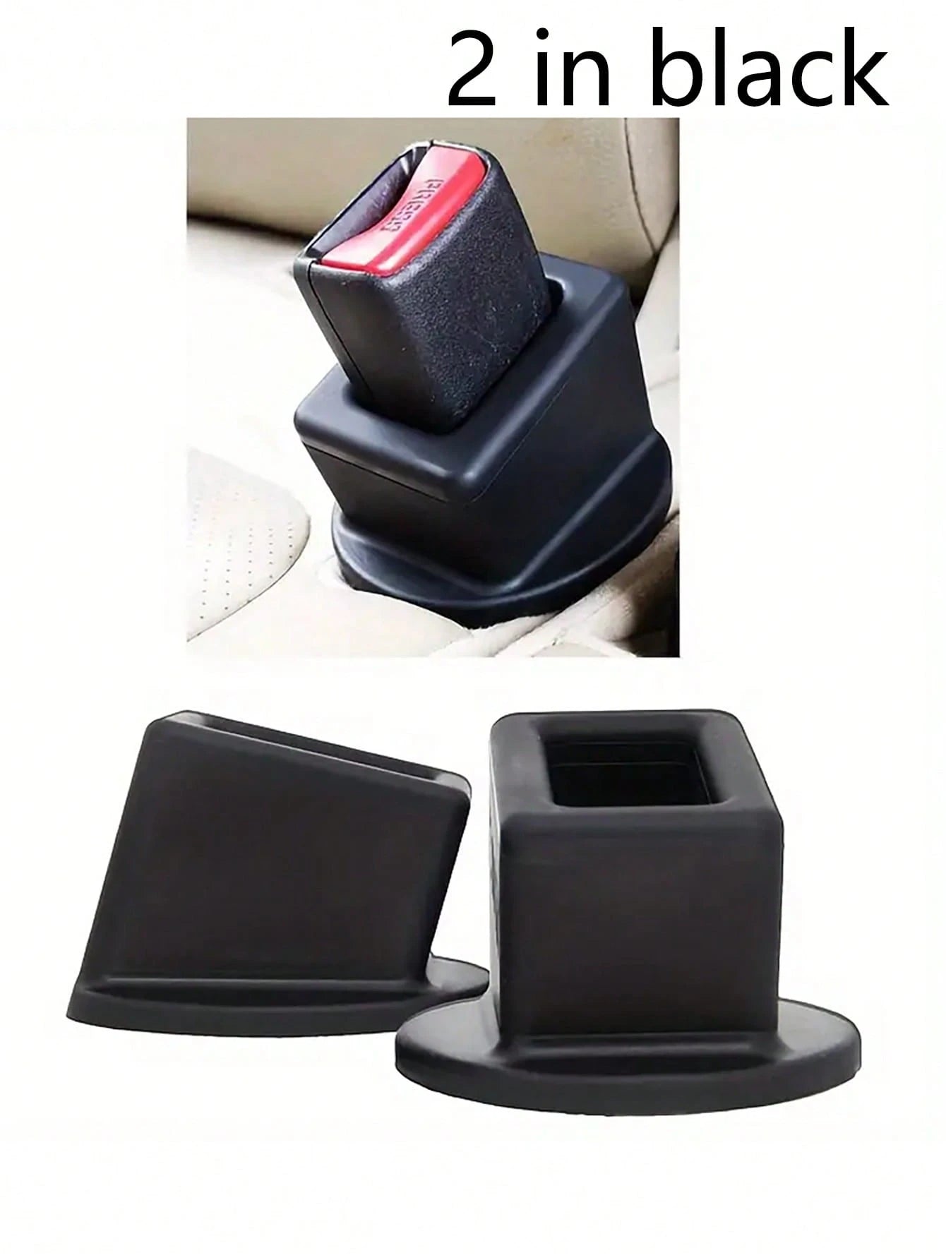 1/2/5 Pcs Silicone Seat Buckle Fasteners, Buckle Holders, Car Seat Belt Slot Fixers, Easy To Reach Car Seat Buckle Reinforcement, Keeps Buckle Upright, Fit Most Car Lock Buckle Holder