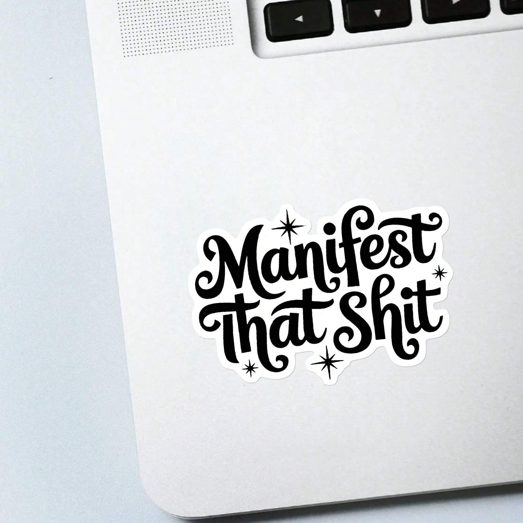 1/2/5pcs Manifest That Vinyl Sticker| Fun And Quirky Vinyl Decal For Planners, Journals, And Laptops| Cute And Mindful Design For Meditation, Wellness Enthusiasts, And Book Lovers|, Artsy, Positiv