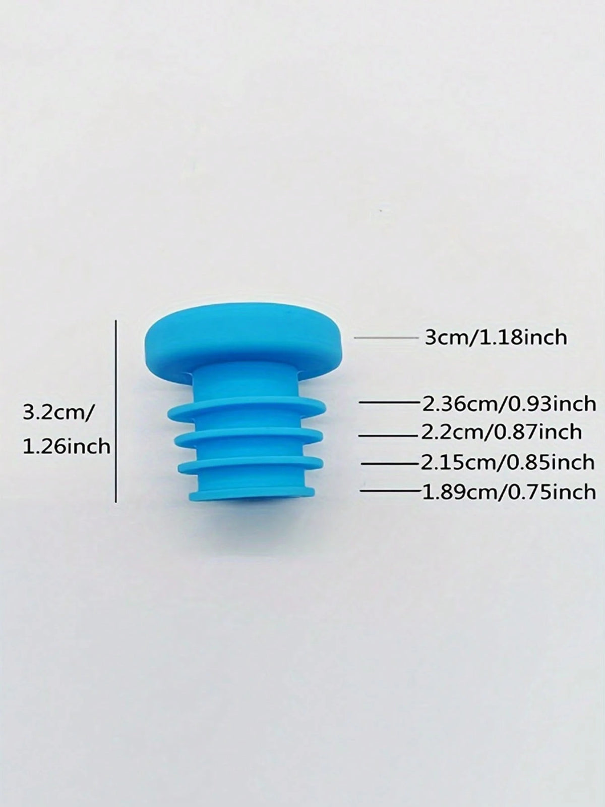 1/2/5pcs Simple & Easy To Use Silicone Wine Stopper, Silicone Wine Beer Bottle Stopper Champagne Drink Sealer Plug,Reusable Silicone Wine Cork, Suitable For Bottles Of Wine, Beer, Champagne, For Dis