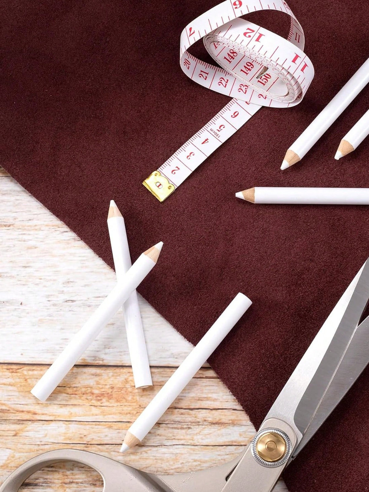 1/3/5/10/15/20pcs White Marker Pens For Marking, Pencil, Sewing, Knitting Supplies; Sewing Supplies; Sewing Tools; Sewing Marking Tools