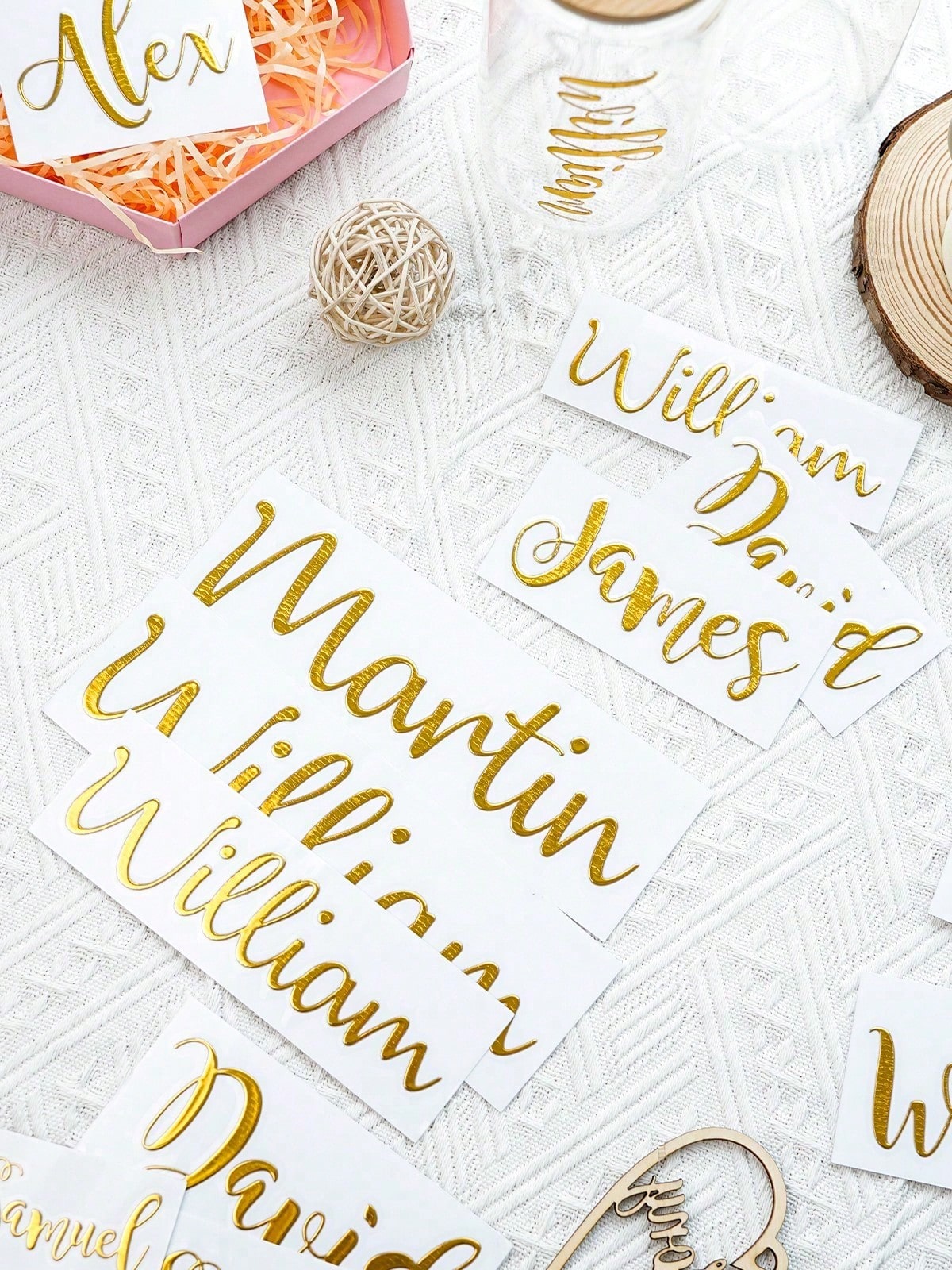 1/3/5 Pcs Personalized Name Stickers, Custom Text Glitter Name Stickers, Suitable For Water Bottles, Lunch Boxes, Wedding Party Stickers, Back-To-School Season, Daily Use, Halloween, Teacher's Day, Ch