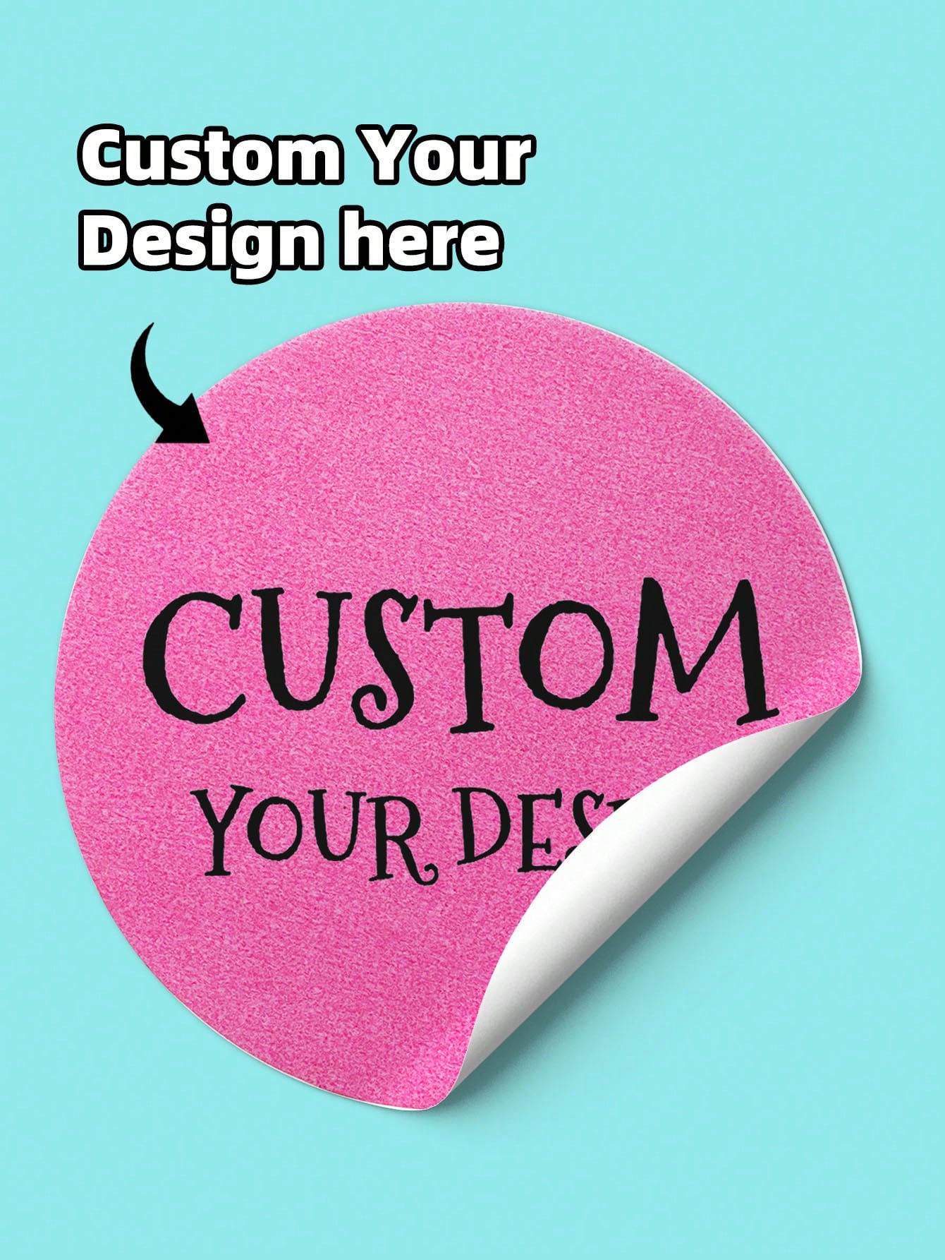 1/30/60/120/240pcs Customizable Labels- Personalized Text And Image Stickers, Including Custom Thank You Labels, Sealing Stickers, No-Iron, Colorful Decorative Custom Stickers, Perfect For Men, Women