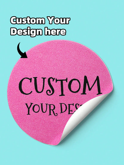 1/30/60/120/240pcs Customizable Labels- Personalized Text And Image Stickers, Including Custom Thank You Labels, Sealing Stickers, No-Iron, Colorful Decorative Custom Stickers, Perfect For Men, Women