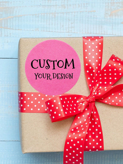 1/30/60/120/240pcs Customizable Labels- Personalized Text And Image Stickers, Including Custom Thank You Labels, Sealing Stickers, No-Iron, Colorful Decorative Custom Stickers, Perfect For Men, Women