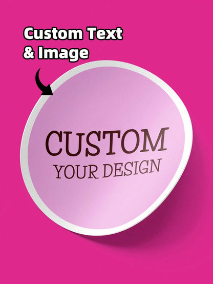 1/30/60/120/240pcs Customizable Labels- Personalized Text And Image Stickers, Including Custom Thank You Labels, Sealing Stickers, No-Iron, Colorful Decorative Custom Stickers, Perfect For Men, Women
