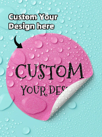 1/30/60/120/240pcs Customizable Labels- Personalized Text And Image Stickers, Including Custom Thank You Labels, Sealing Stickers, No-Iron, Colorful Decorative Custom Stickers, Perfect For Men, Women