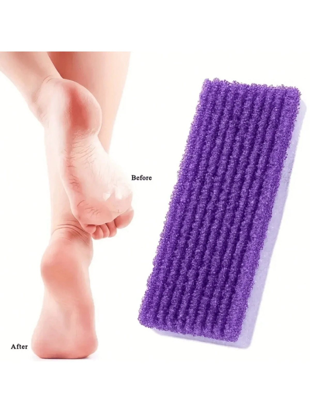 1/3pcs Foot Pumice Stone For Feet, Callus Remover And Foot Scrubber And Pedicure Exfoliator Tool For Dead Skins Tools