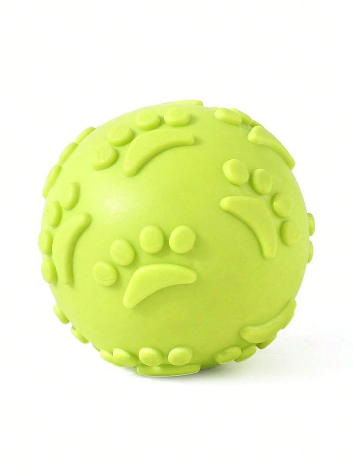 1/3pcs Natural Latex Rubber Squeaky Ball Dog Toys- (Paw Shaped) Suitable For Small To Medium Dogs & Puppies| Durable, Cute Puppy Paw Design, For Playing, Fetching, Chewing| Relieve Separation Anxie