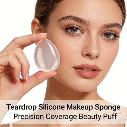 1/3pcs Silicone Makeup Tools, Foundation Puff, Concealer Puff And Brush, Elastic, Easy To Clean, Perfect For Beginners, Especially For Oil Control In Summer. Essential For Makeup Lovers