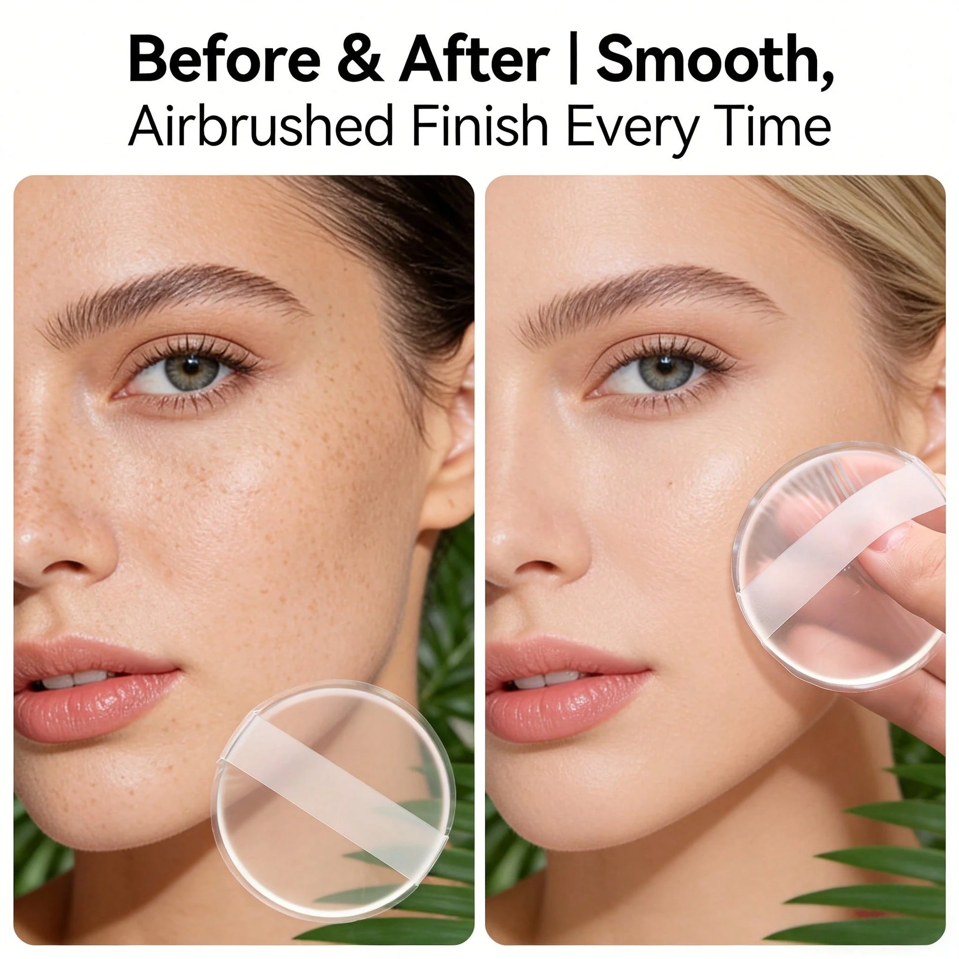 1/3pcs Silicone Makeup Tools, Foundation Puff, Concealer Puff And Brush, Elastic, Easy To Clean, Perfect For Beginners, Especially For Oil Control In Summer. Essential For Makeup Lovers