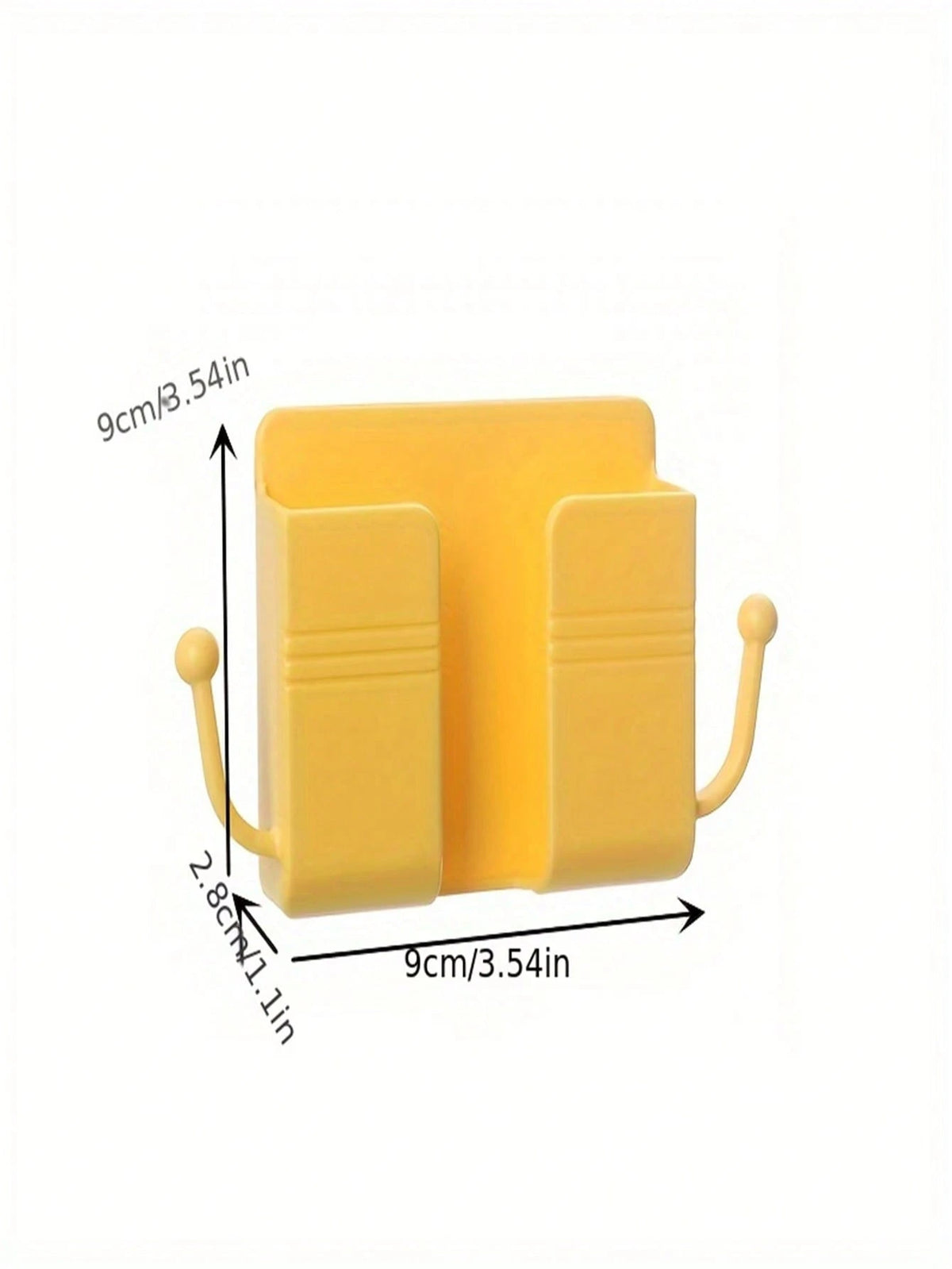 1/3pcs Wall Mounted Mobile Phone Stand, Plastic Charging Holder, Remote Control Holder, Jewelry Key Storage Rack (Multiple Colors) For Household