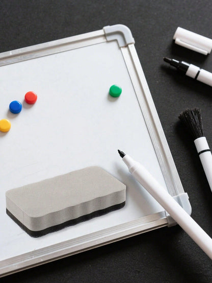 1/4/8pcs Magnetic Whiteboard Erasers, Suitable For Home, School And Office, Back To School