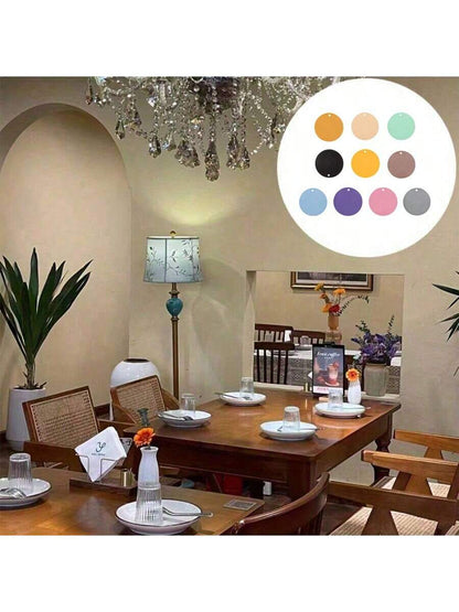 1/4pcs Multifunctional Round Heat Resistant Silicone Mat Cup Coasters Non-Slip Pot Holder Table Placemat Restaurant Accessories Tool