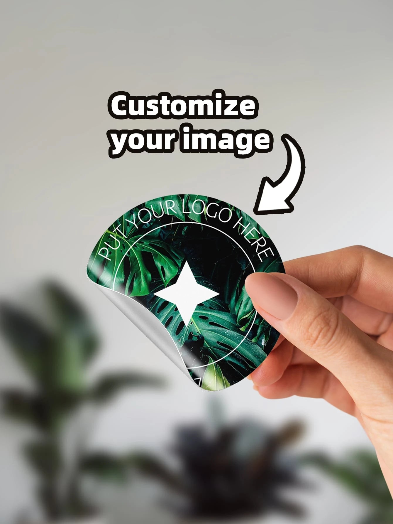 1/50/100pcs Customized Stickers, Personalized Business Labels, Custom Logos, Wedding Birthday Baptism Stickers, Design Your Own Stickers, Suitable For Students, Office Workers, Schools, Homes, Ideal G