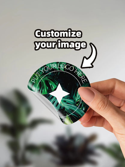1/50/100pcs Customized Stickers, Personalized Business Labels, Custom Logos, Wedding Birthday Baptism Stickers, Design Your Own Stickers, Suitable For Students, Office Workers, Schools, Homes, Ideal G